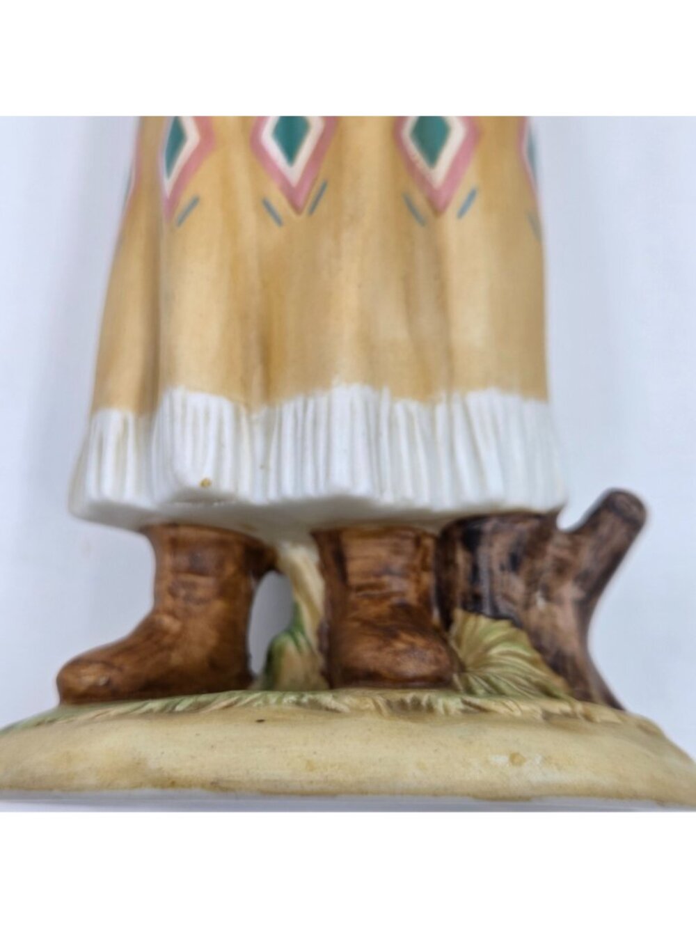 Homco Native American Woman Holding Baby Figurine #1447 Porcelain 1990s - Picture 14 of 14
